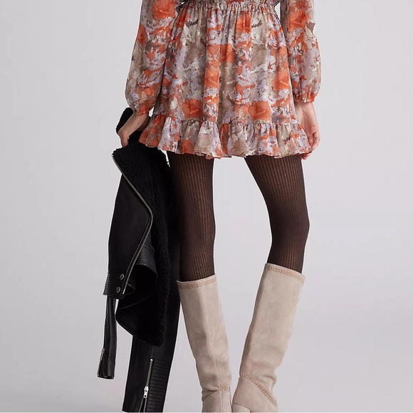 Anthropologie Current Air Ruffled Floral Mini Dress - Picture 10 of 16